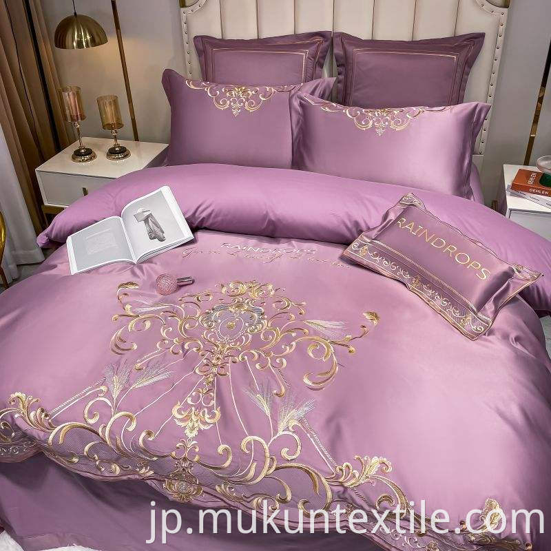  Cotton Embroidery Bedding Set